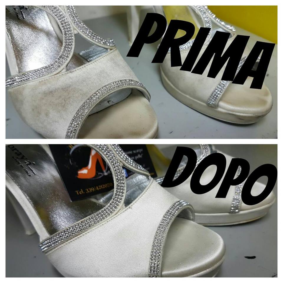 scarpe bianche raso